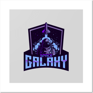 Space galaxy Posters and Art